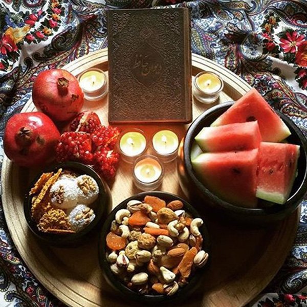  عکس میز یلدا ساده