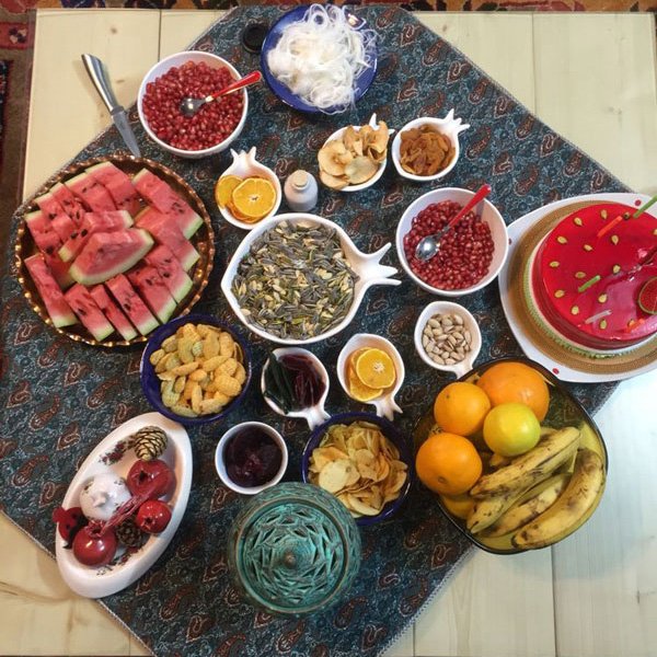 عکس میز یلدا ساده