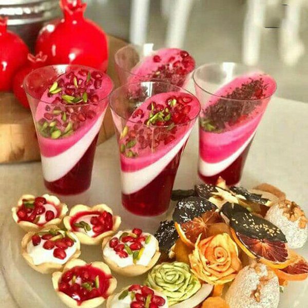  عکس میز یلدا ساده