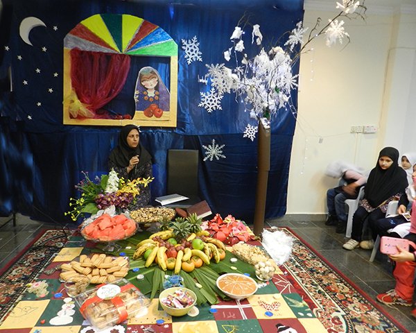  عکس میز یلدا برای مدرسه