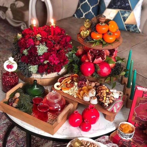  عکس میز یلدا لاکچری