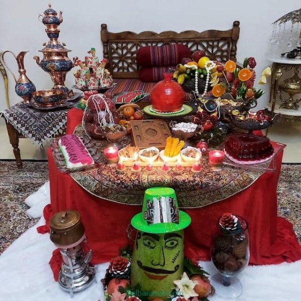  عکس میز یلدا شیک