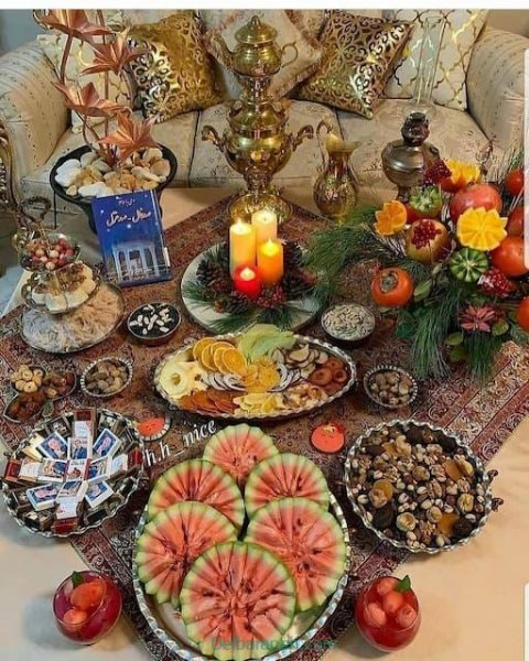  عکس میز یلدا شیک