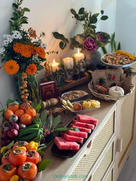  عکس میز یلدا شیک