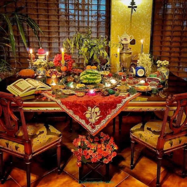  عکس میز یلدا شیک