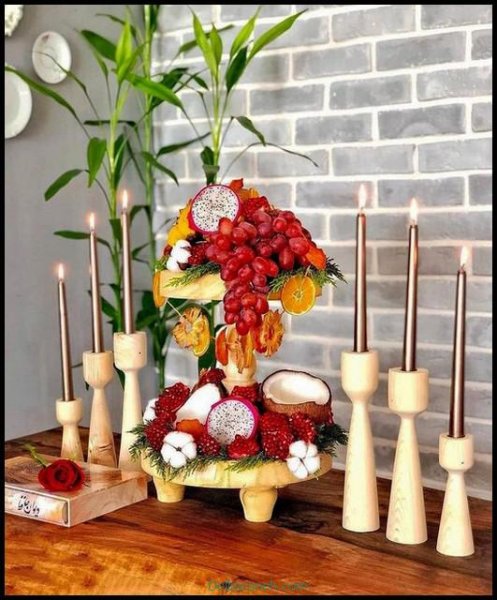  عکس چیدمان میز یلدا