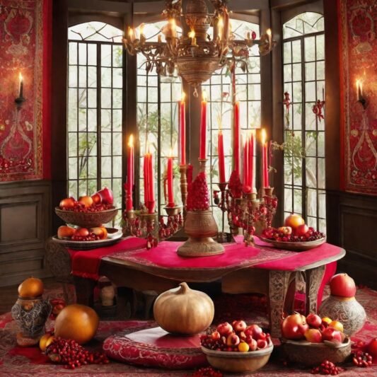  عکس میز شب یلدا عروس