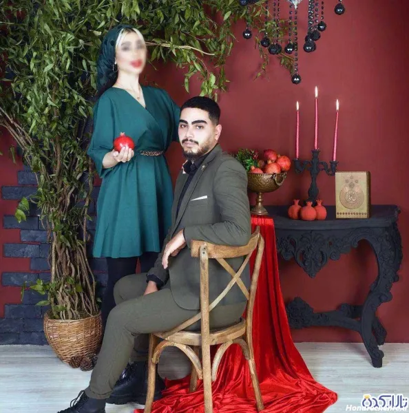  ژست عکس شب یلدا عاشقانه