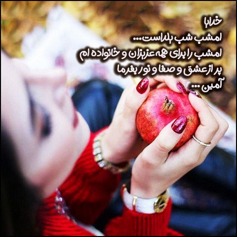  استوری عاشقانه شب یلدا
