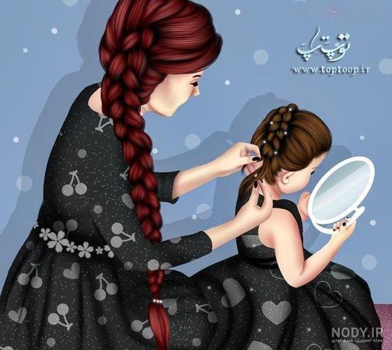  عکس مادر و نوزاد فانتزی