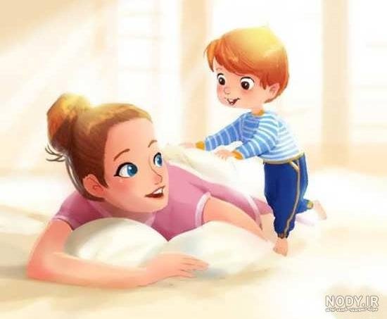  عکس مادر و نوزاد فانتزی
