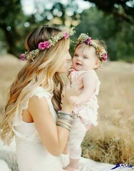  عکس مادر و نوزاد ایرانی