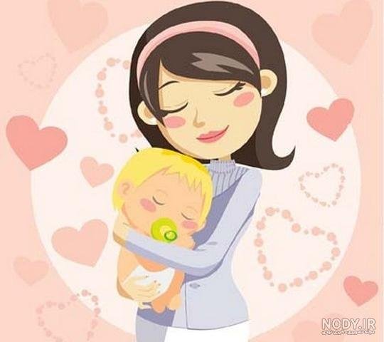  عکس روز مادر کارتونی و فانتزی