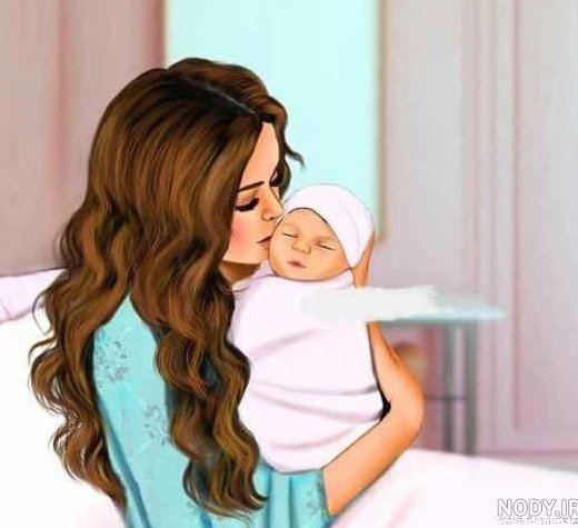  عکس مینیمال مادر دختری