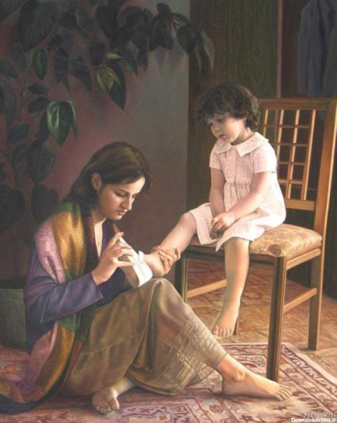  عکس مینیمال مادر دختری