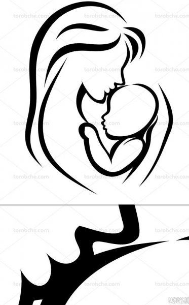  عکس مینیمال مادر دختری