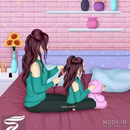 عکس مادر و دختر احساسی برای روز مادر ۲۰۲۵