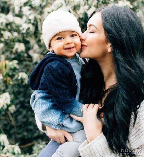  عکس مادر و پسر برای روز مادر