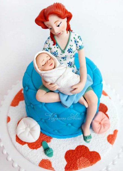  عکس کیک روز مادر زیبا