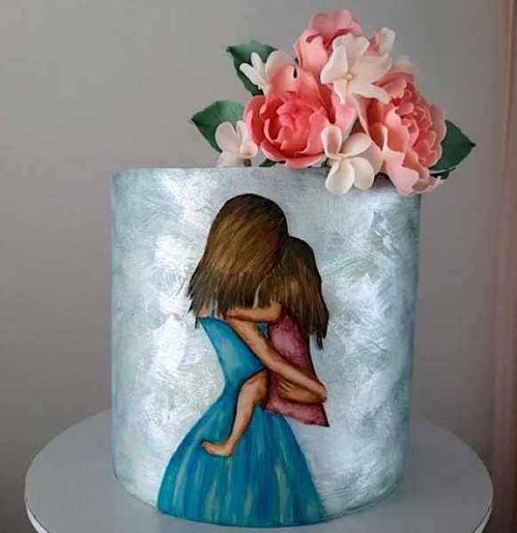  عکس کیک روز مادر زیبا