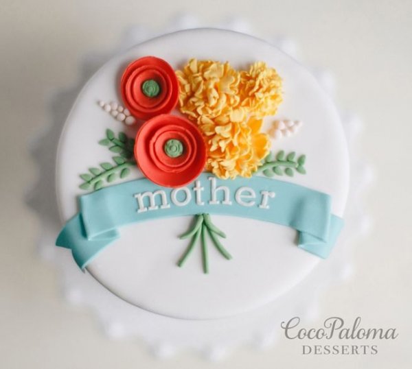  عکس کیک تولد مادر