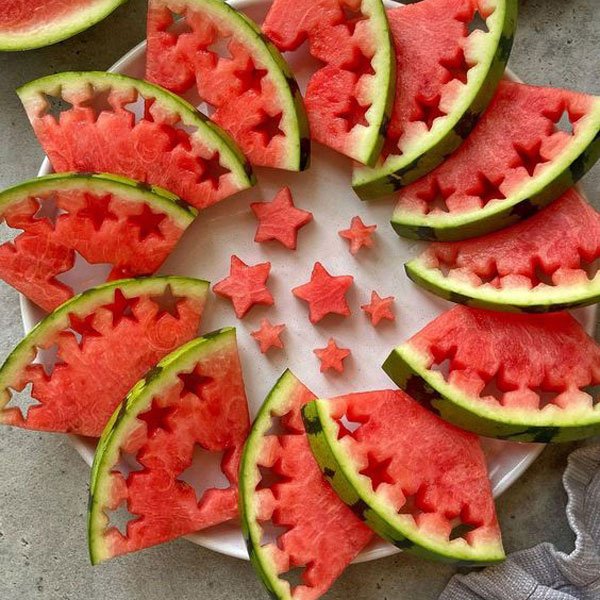  عکس تزیین هندوانه یلدا