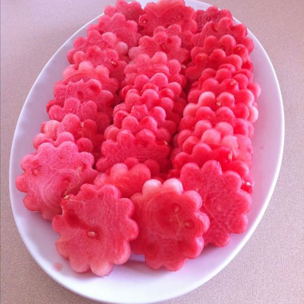  عکس تزیین هندوانه یلدا