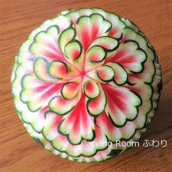  عکس تزیین هندوانه شب یلدا