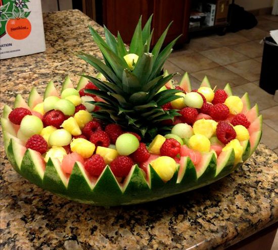  عکس تزیین هندوانه برای یلدا