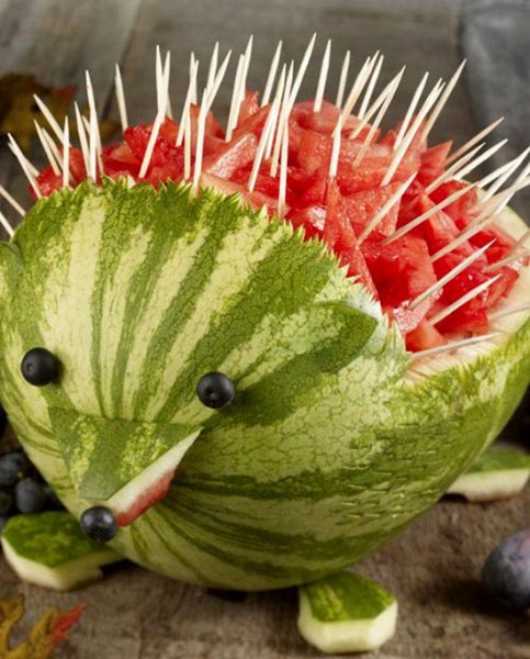  عکس تزیین هندوانه برای یلدا