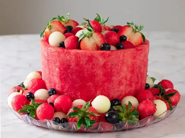 عکس تزیین انار و هندوانه شب یلدا