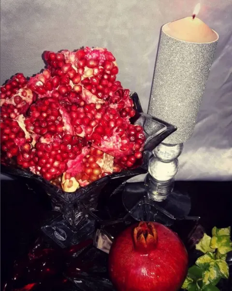  عکس انار تزیین شده