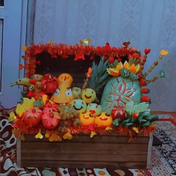  عکس انار تزیین شده