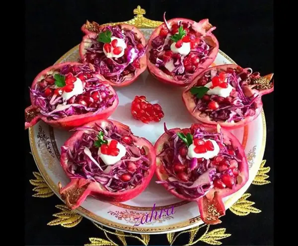  عکس تزیین انار شب یلدا