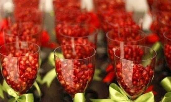  تزیین انار ساده برای مدرسه