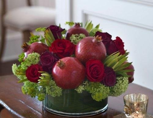  تزیین انار ساده برای مدرسه