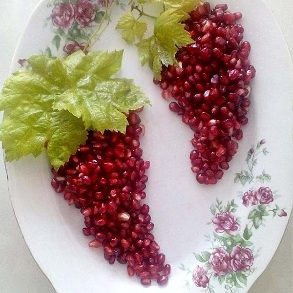  تزیین انار ساده برای مدرسه