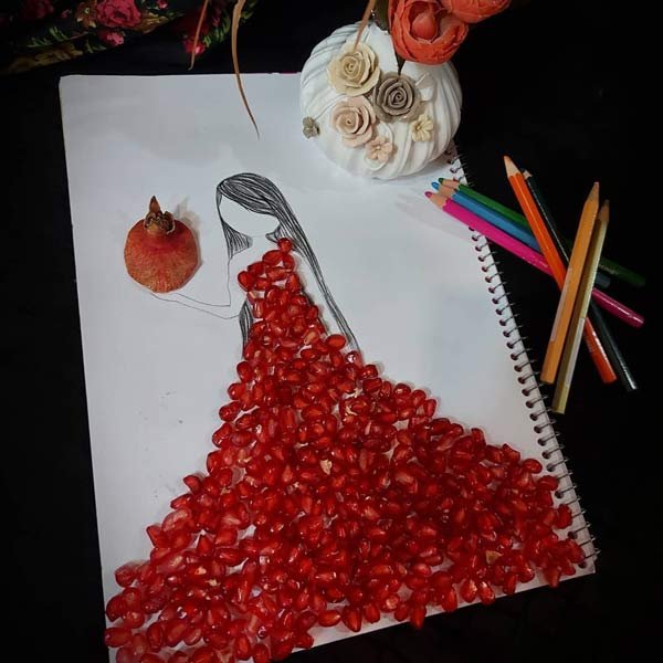  عکس تزیین انار برای شب یلدا