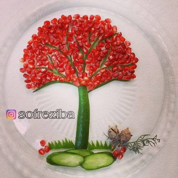  عکس تزیین انار برای شب یلدا