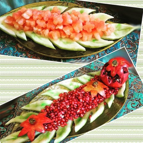  عکس تزیین انار برای شب یلدا