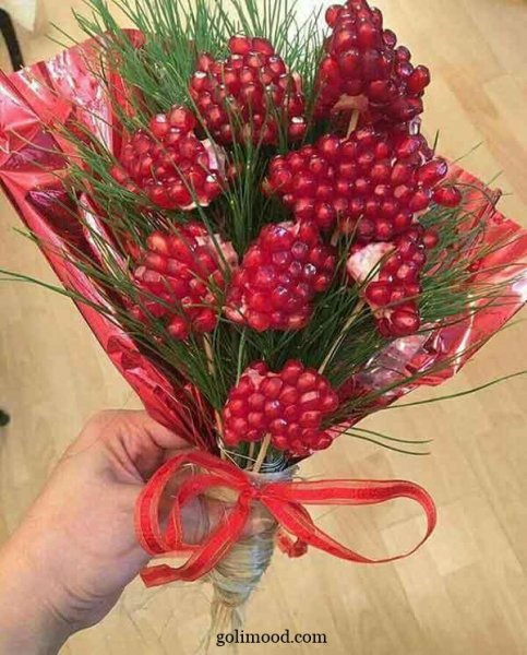  تزیین انار شب یلدا