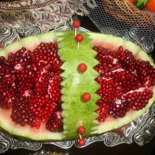  عکس انار شب یلدا