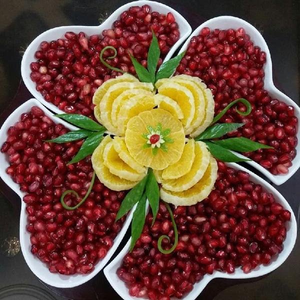  عکس انار شب یلدا