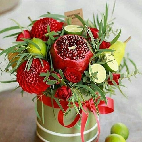  انار تزیین شده برای شب یلدا