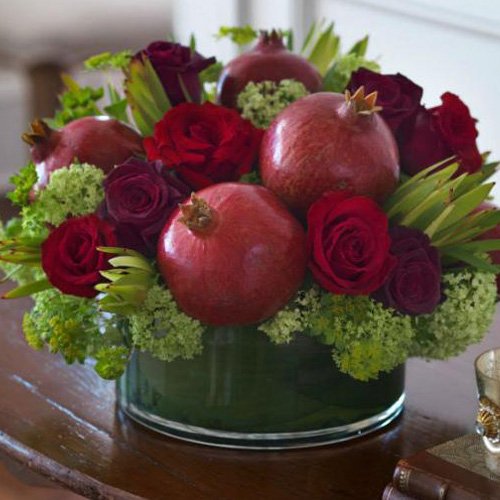  انار تزیین شده برای شب یلدا