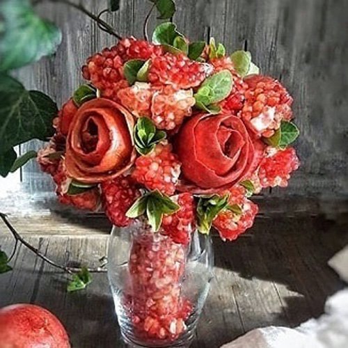  انار تزیین شده برای شب یلدا