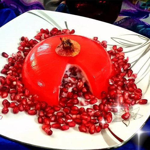  انار تزیین شده برای شب یلدا