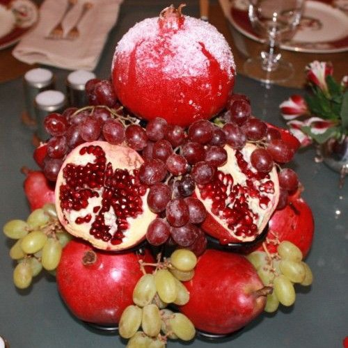  انار تزیین شده برای شب یلدا