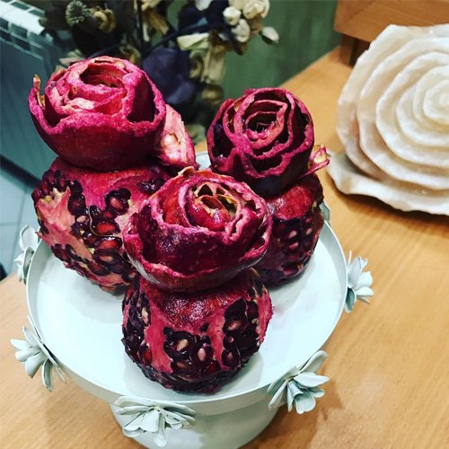  انار تزیین شده برای شب یلدا