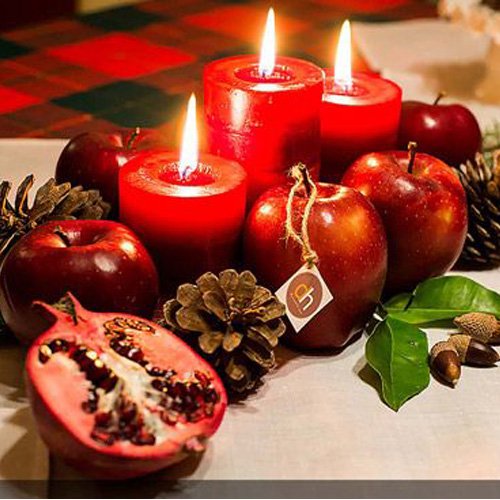  انار تزیین شده برای شب یلدا